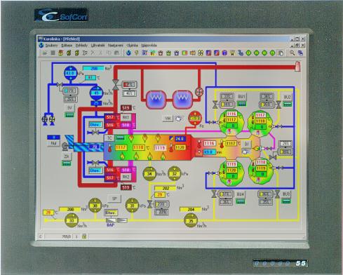 TOUCH55 s aplikac